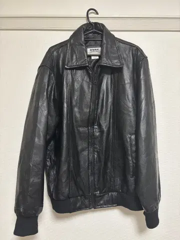 DUKE HABAND 블랙 가죽 자켓 새상품급