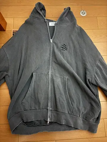 CIAOPANIC 그레이 풀 집업 후드티