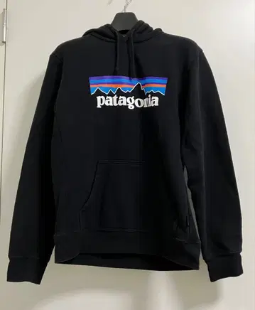 patagonia 블랙 후드 부착 후드티