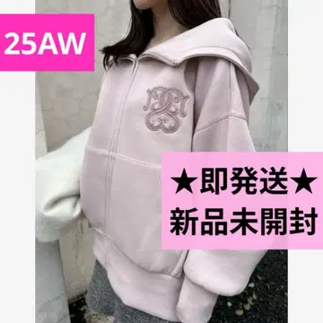 새상품 25aw 신상 SNIDEL 스나이델 볼륨 후드티 PNK