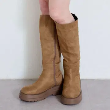 Kastane 스웨이드 롱 부츠