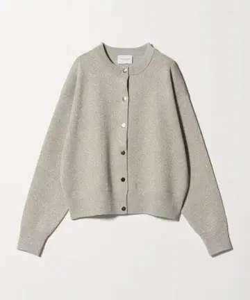 UNITED ARROWS 라메 니트 맨투맨 가디건 워셔블