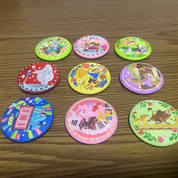 디즈니 자수 캔뱃지 비스킷 2