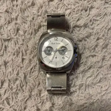 폴 스미스 쿼츠 손목시계 실버