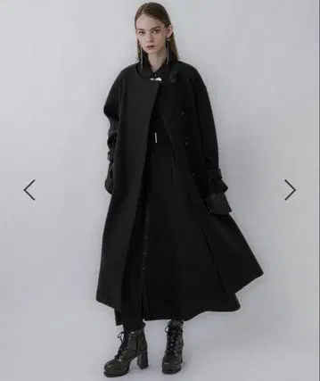 울리 테크 2WAY 스탠드 롱 코트