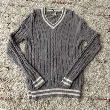 맥라렌 맥로렌 코튼 나일론 V넥 칠드런 니트