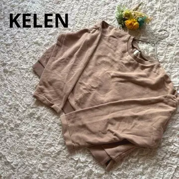 케렌 롤업 슬리브 맨투맨 오버 사이즈 드롭 숄더 F