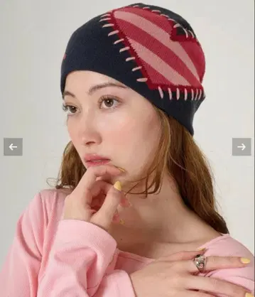 스티치 오리지널 패턴 비니 TINA: JOJUN