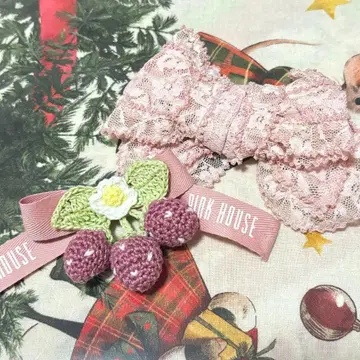 핑크하우스 핸드메이드 브로치