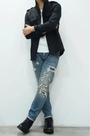 junhashimoto SELVEDGE DENIM 505 CRASH