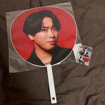 Snow Man ON 2025 클리어 스티커 점보 부채 미야타테 료타