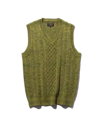 빔즈 Alan 패턴 베스트 코튼 캐시미어