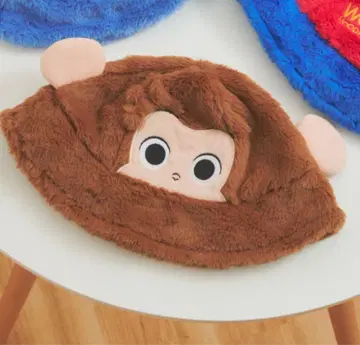 포켓유니 오자루의 조지 복슬복슬 버킷 햇 모자 USJ 새상품 미사용