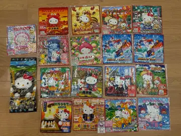 헬로키티 손수건 타월 18개 세트 새상품 미사용품