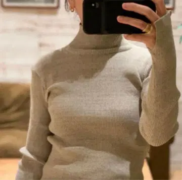 오라리 AURALEE 론 헤르만 별주 기가 리브 터틀넥