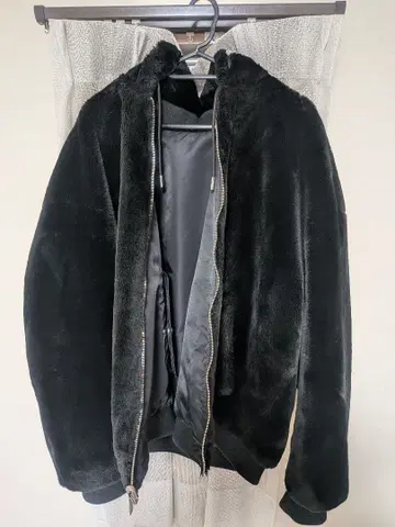 ZARA MA1 리버서블 인조 모피 봄버 자켓