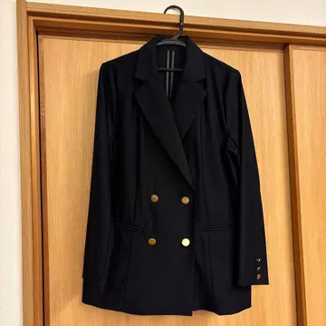 그로브 더블 브레스트 자켓 네이비 여성용 L