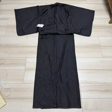 새상품 데님 기모노 여성용 L 사이즈 165-170cm 적응 블랙 데님