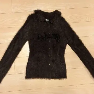 러그아젬 LAGUA GEM 자카드 샤기 니트