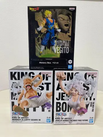 즉시 구매 미개봉 새상품 히스토리 박스 베지트 & 원피스 피규어