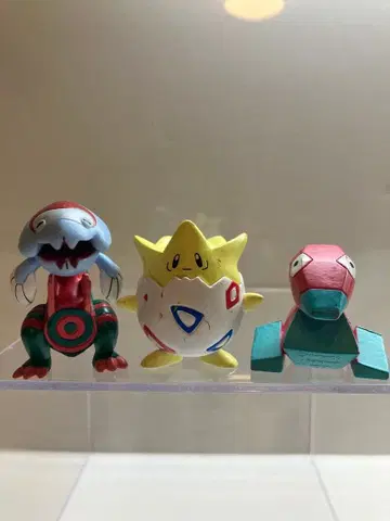 포켓몬 피규어 3개 세트 우오노라곤 토게피 폴리곤