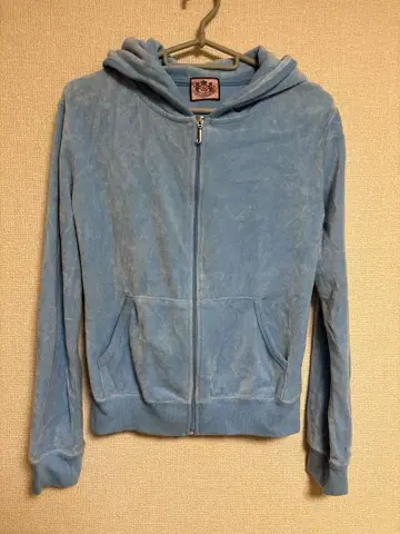 JUICY COUTURE 스카이블루 후드티