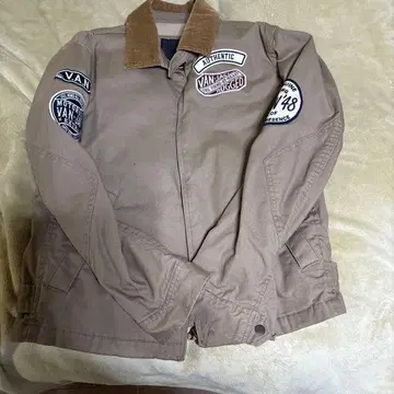VAN 베이지 밀리터리 자켓