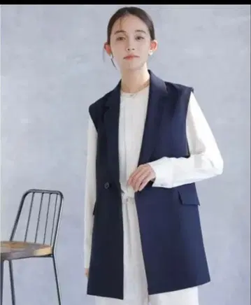 데일리 팬션 테일러드 더블 베스트 (셋업 가능)