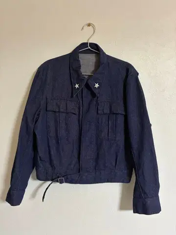 이탈리아군 해군 데님 워크 자켓 70s