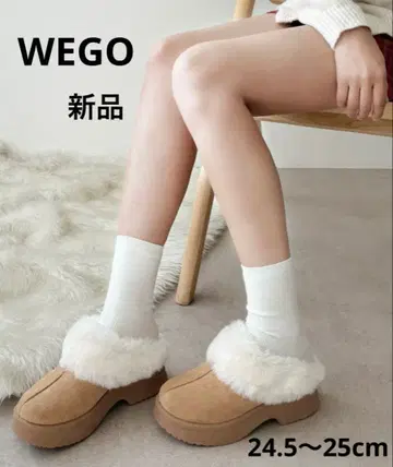 2025 가을/겨울 신상 WEGO 무스탕 숏부츠 XL