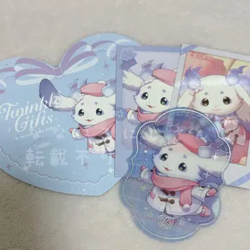룬룬 니지산지 TwinkleGifts 윈터 데이트 폴라로이드풍 카드 특전
