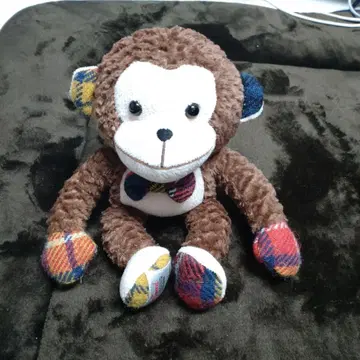 원숭이 봉제 인형 해리스 트위드 시마무라 콜라보