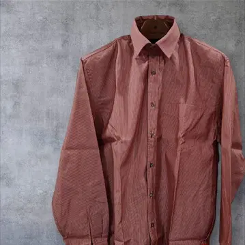 미사용 Paul Smith 빨간색 스트라이프 긴팔 셔츠 M 사이즈