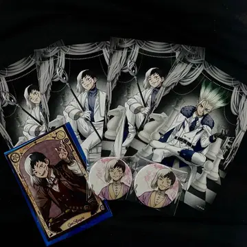 dr.stone 센쿠 겐 캔뱃지 브로마이드