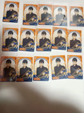 쇼와노트 점프 페스타 2026 하이큐 클리어 카드 카게야마 15장