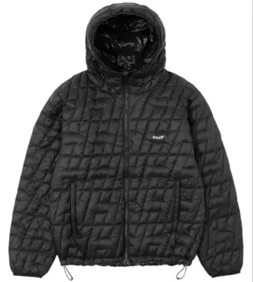 [매진] HUF TAION 다운 자켓 블랙 L 리버서블