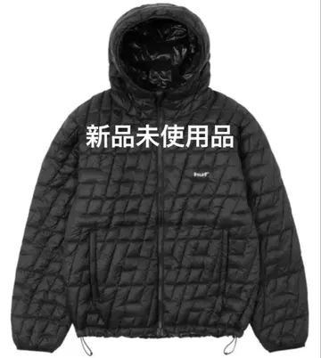 [매진] HUF TAION 다운 자켓 블랙 L 리버서블