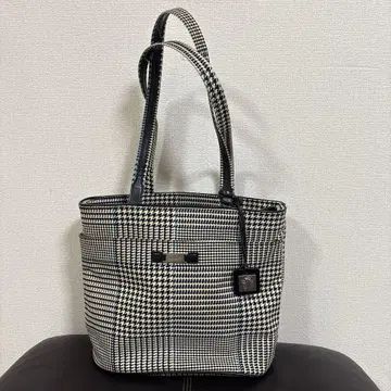 LAUREN 하운드 투스 숄더백