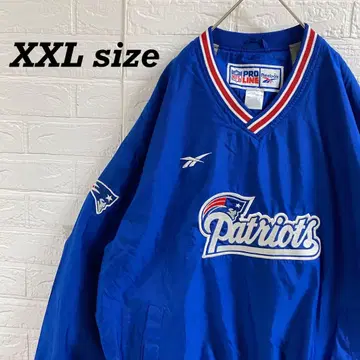 NFL 페이트리어츠 80s 초 오버 사이즈 풀오버 나일론 자켓