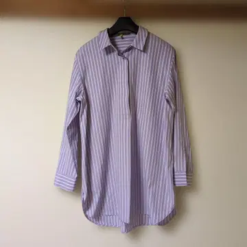 theory luxe 스트라이프 셔츠 라벤더