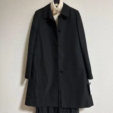 미사용 새상품 택 포함 블랙 트렌치코트 스프링 코트