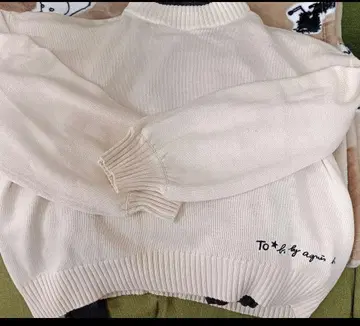 [새상품] agnes b. (에네스베) 소프트 니트 풀오버 크림