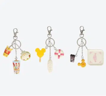 디즈니 키체인 3세트