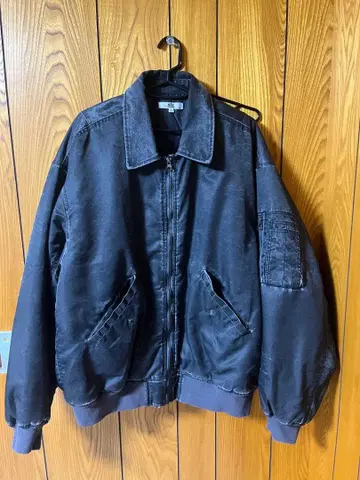 A.T.C. 블랙 MA-1 플라이트 자켓