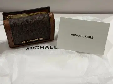 MICHAEL KORS 3단 폴더형 지갑 브라운