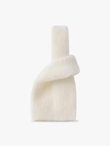 CFCL 모헤어 노치드 리브 니트 백