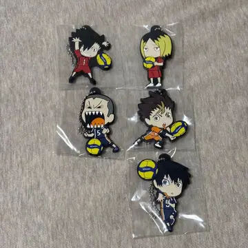 하이큐!! x MIKASA 캐릭터 키링 세트