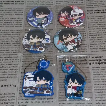 에치젠 료마 카루핀 에치젠 료가 굿즈 6종 세트