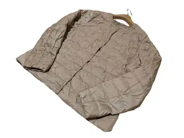 유니클로 노카라 울트라 라이트 다운 자켓 여성용 XL