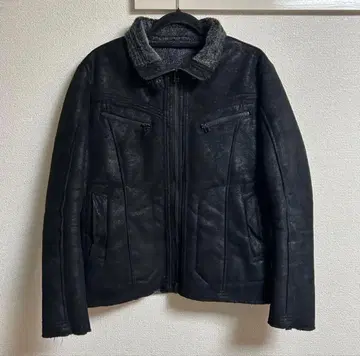 Sullen 00s archive coating boa jacket